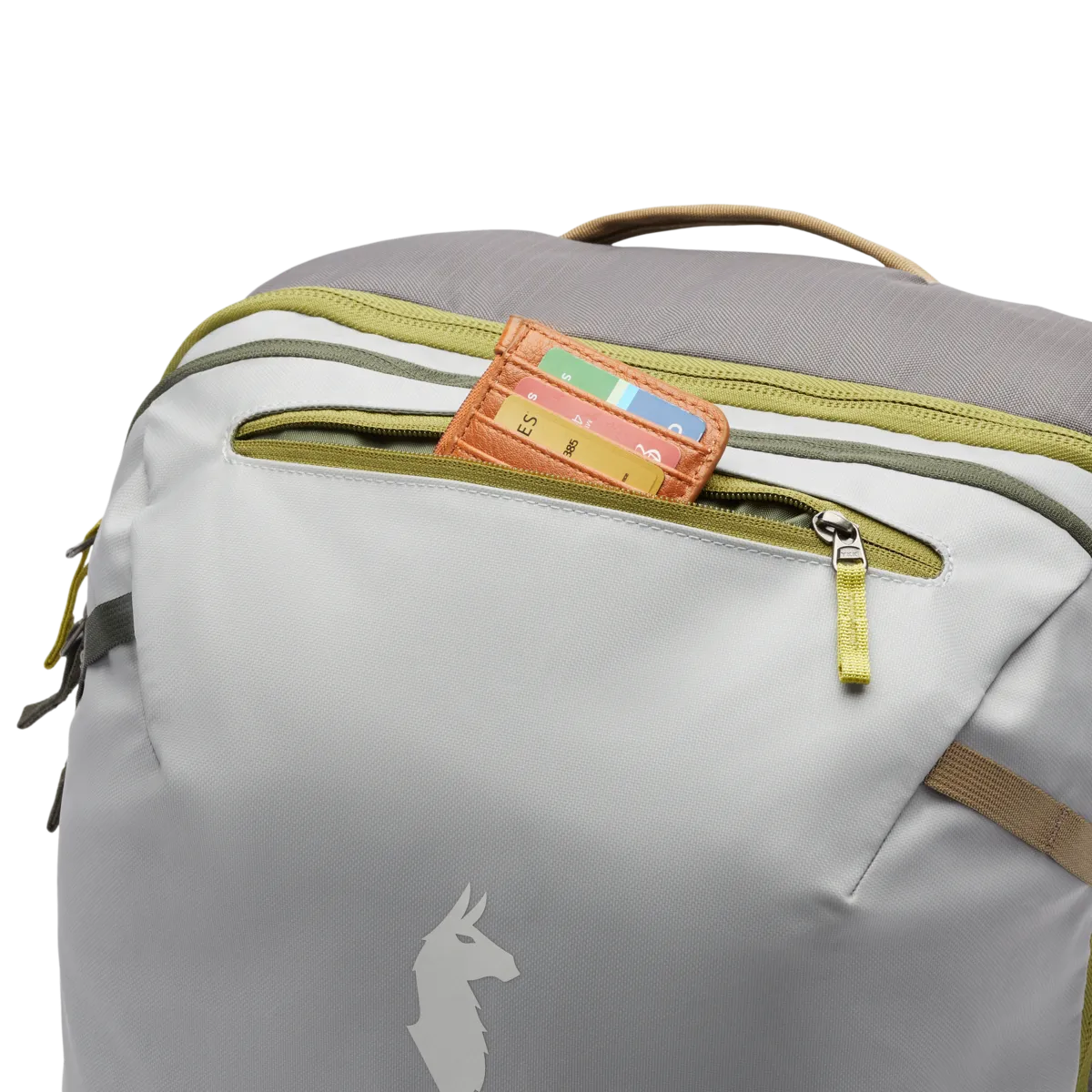 Cotopaxi Allpa 35L Travel Pack sac voyage Lemongrass/Cedar cabine