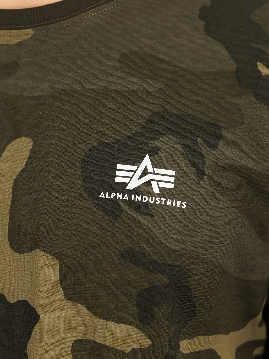 Alpha Industries Basic Logo t-shirt camo coton