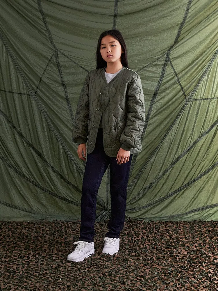 Alpha Industries ALS/92 doublure M-65 enfant olive matelassée