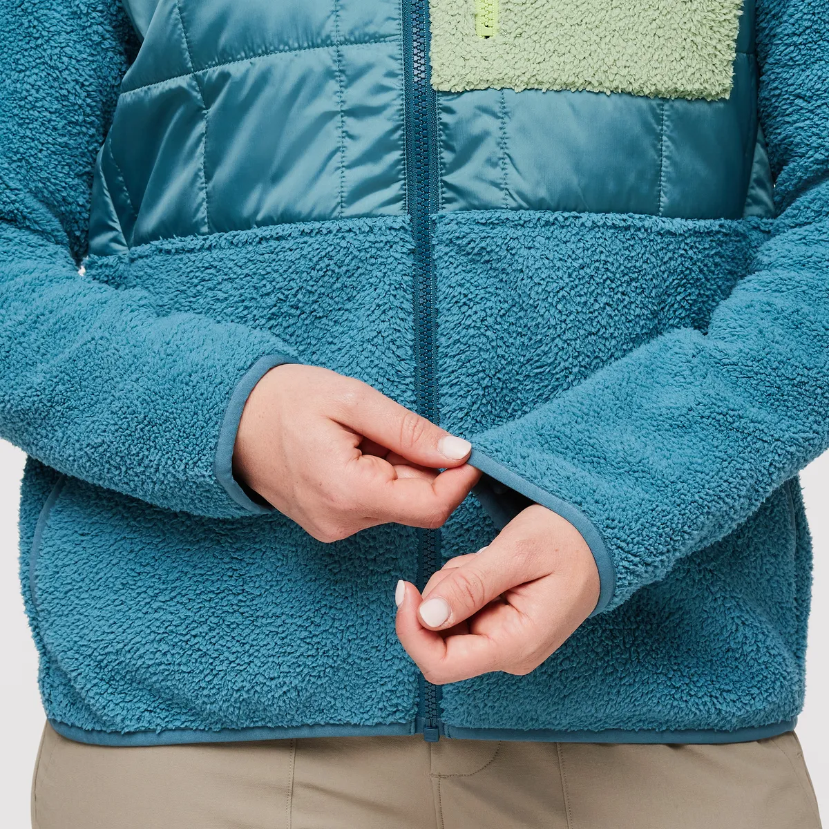 Cotopaxi Trico veste femme Blue Spruce Drizzle chaude
