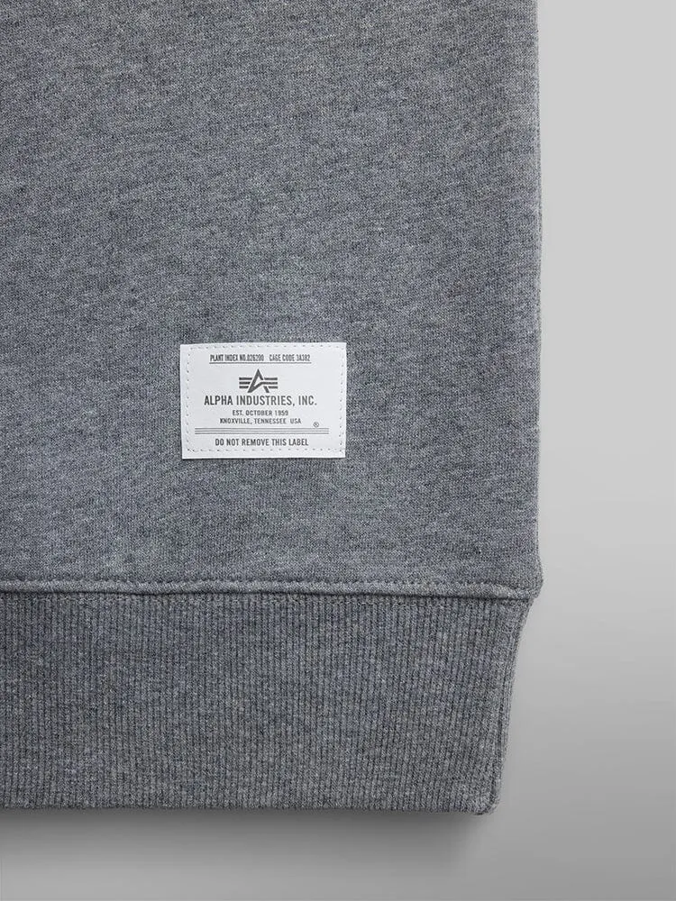 Alpha Industries Essential sweat col rond noir coton