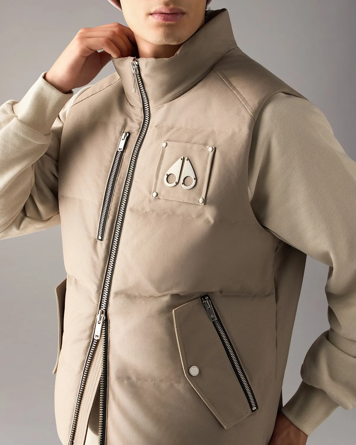 Moose Knuckles Original Westmount gilet doudoune Ashen