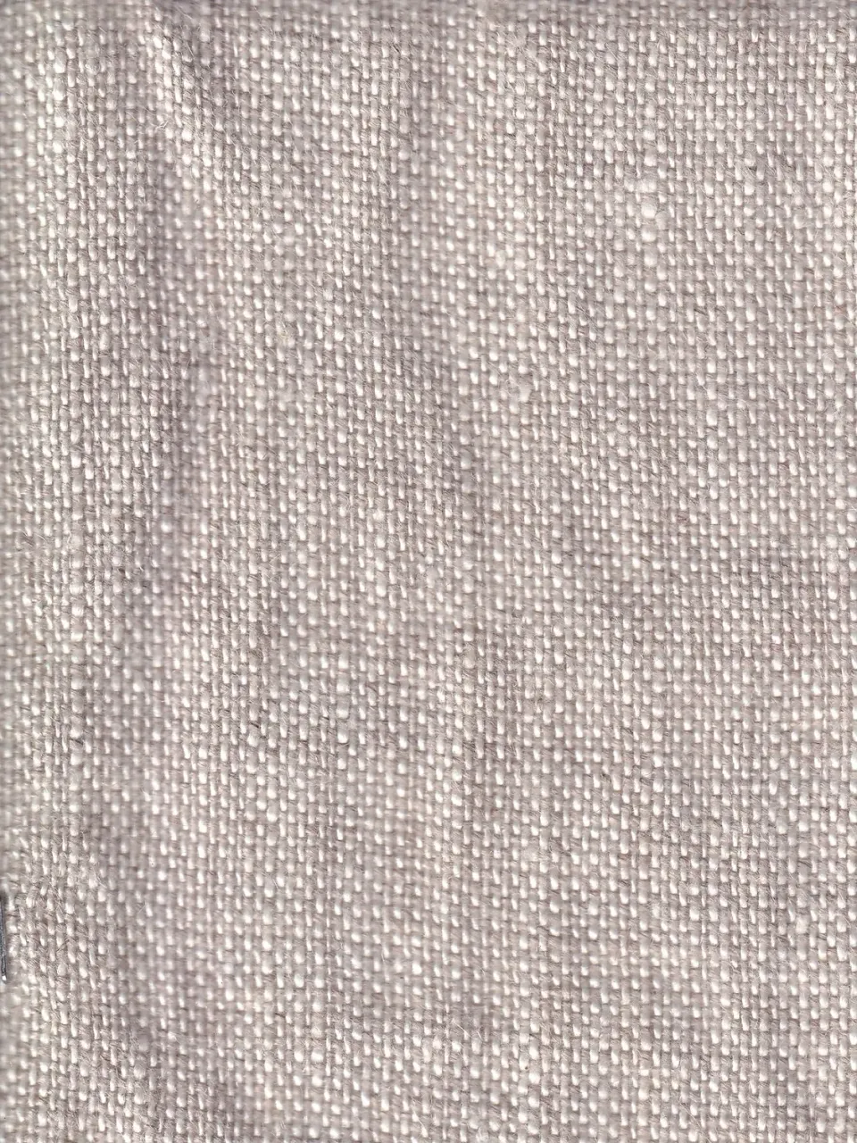 Hollington tissu toile lin hopsack beige poudré 8 m
