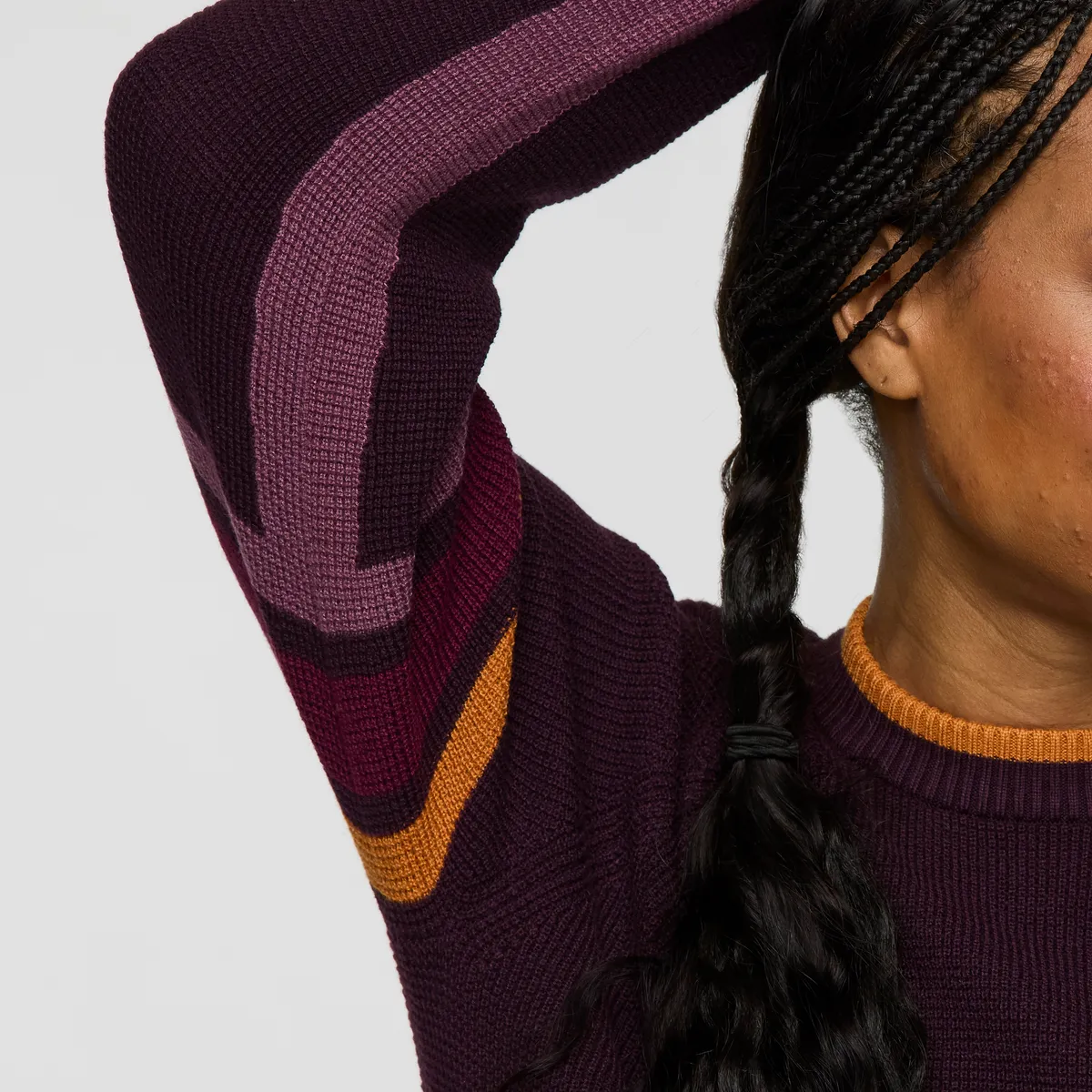 Cotopaxi Libre Waffle Crew Sweater femme maille noire