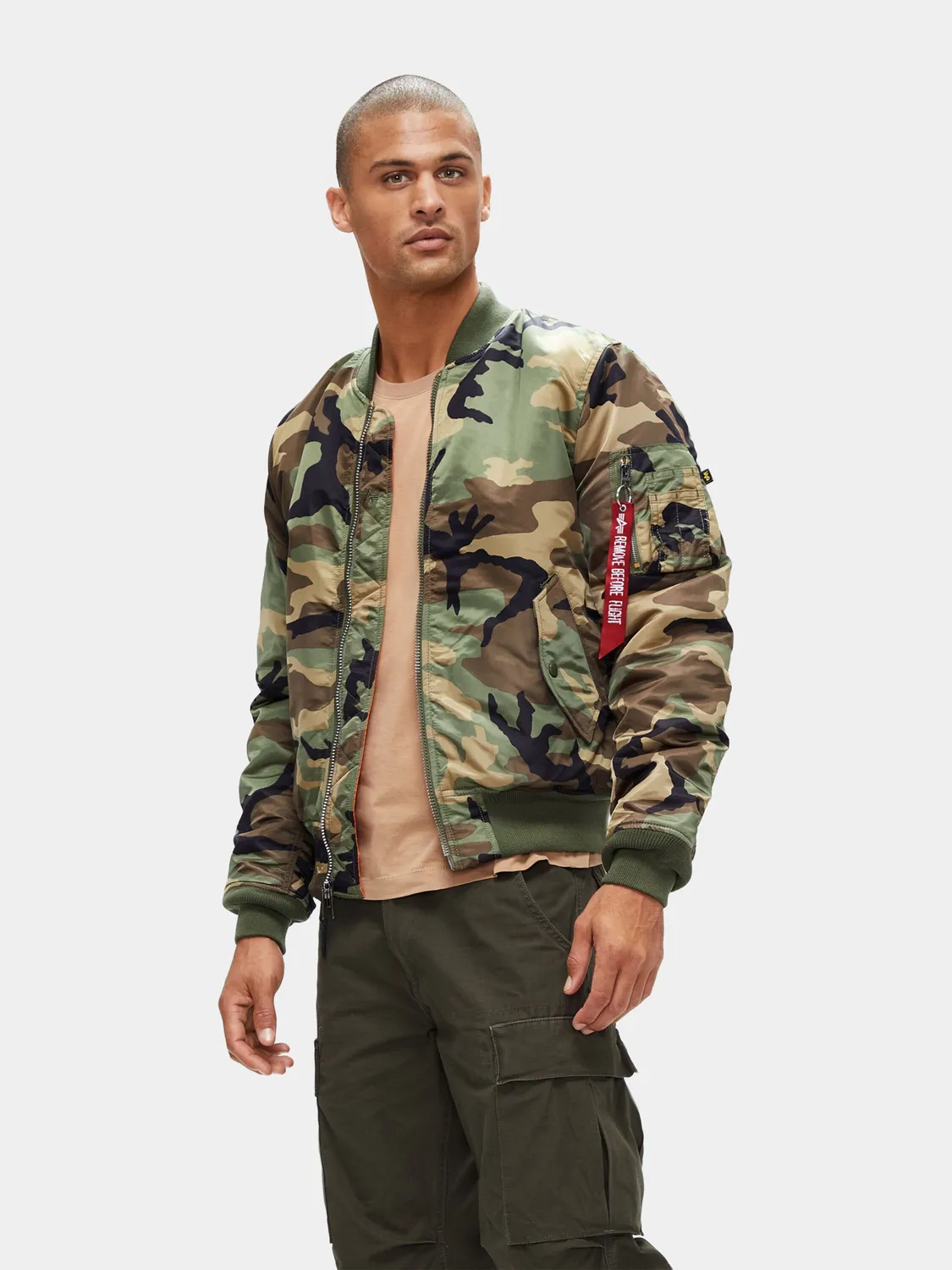 Alpha Industries MA-1 Slim Fit blouson camo réversible