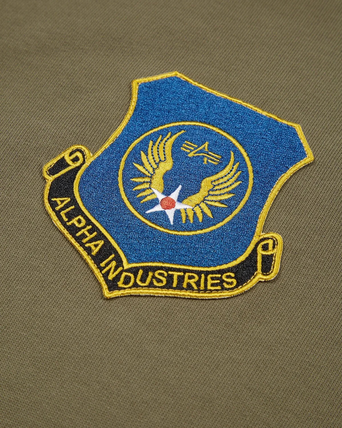Alpha Industries Alpha Forces Hoodie olive badges