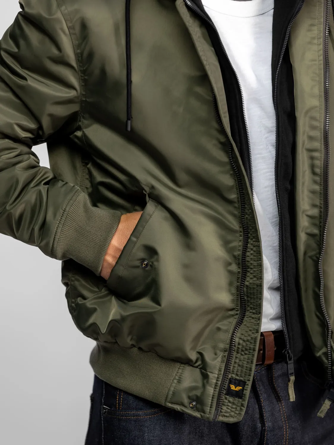Daytona Charleston bomber nylon capuche