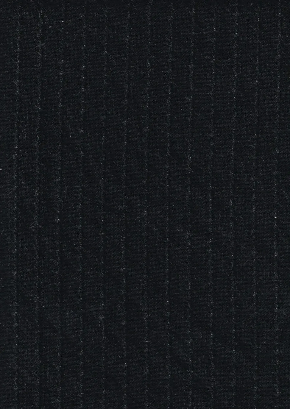 Hollington toile coton japonaise tissu noir sur craie au mètre