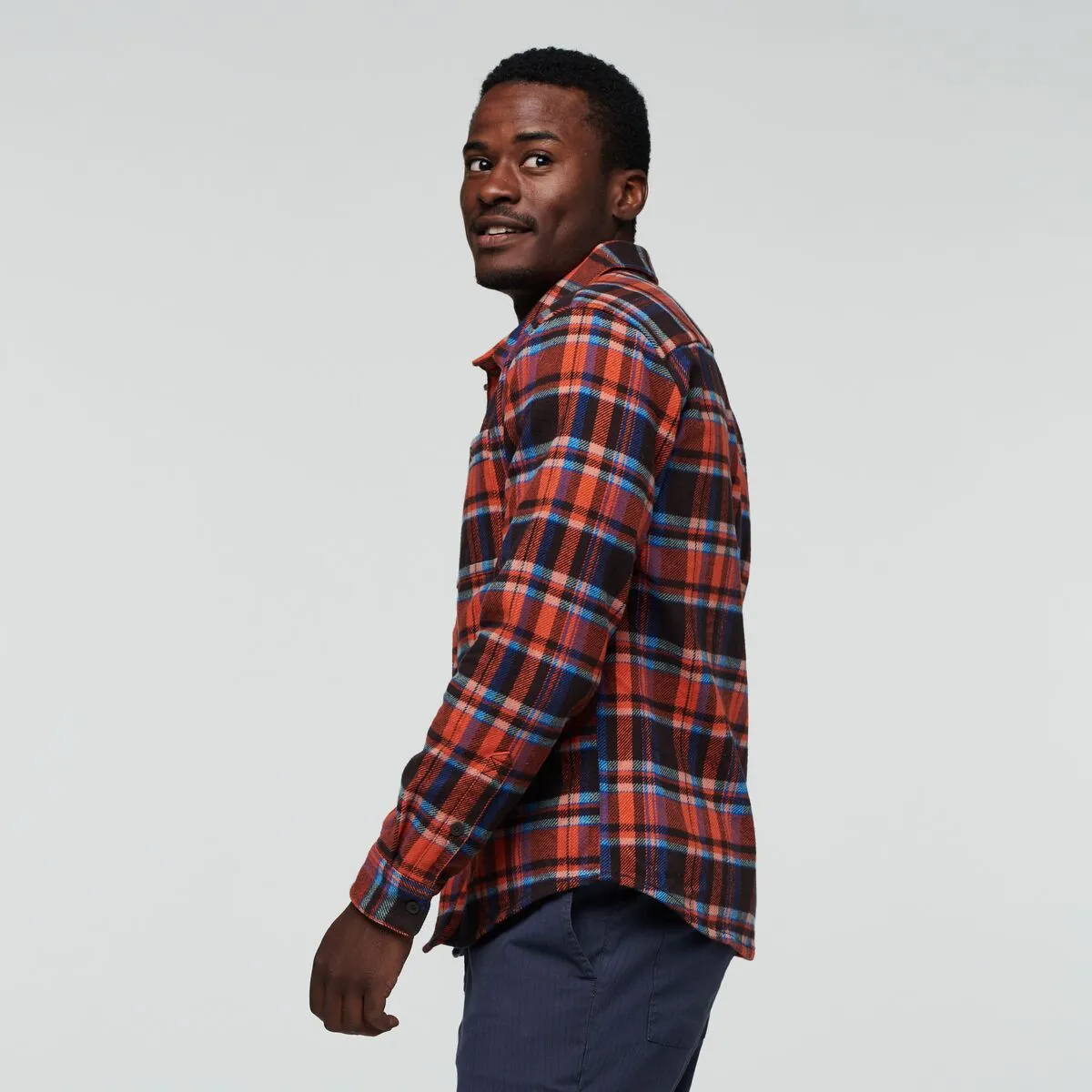 Cotopaxi Mero chemise flanelle homme Oak Plaid coton bio