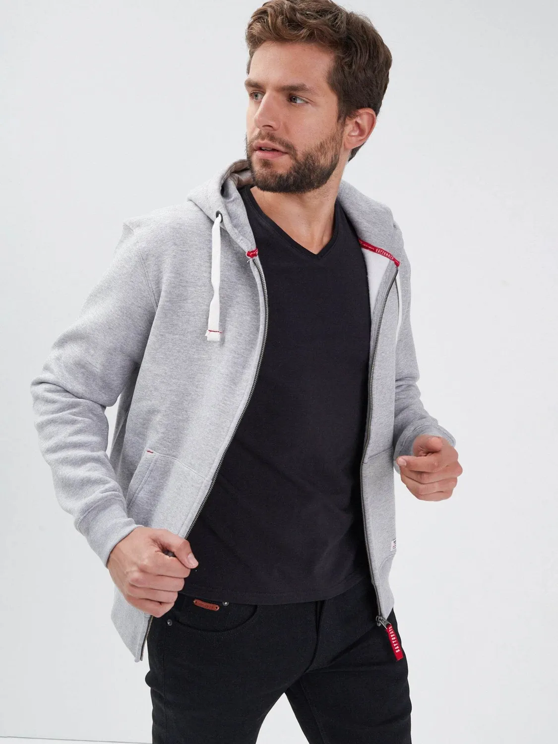 Daytona Motorcycle sweat capuche moto noir coton