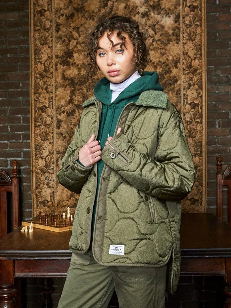 Alpha Industries Liner veste femme verte matelassée