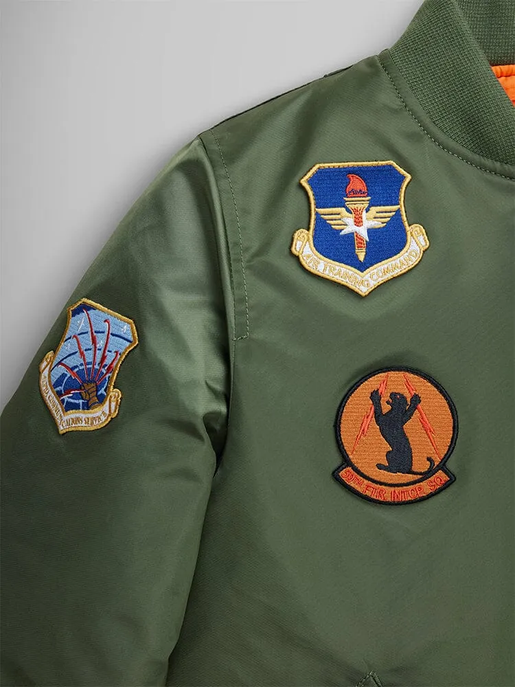 Alpha Industries MA-1 Squadron Blouson enfant sauge nylon