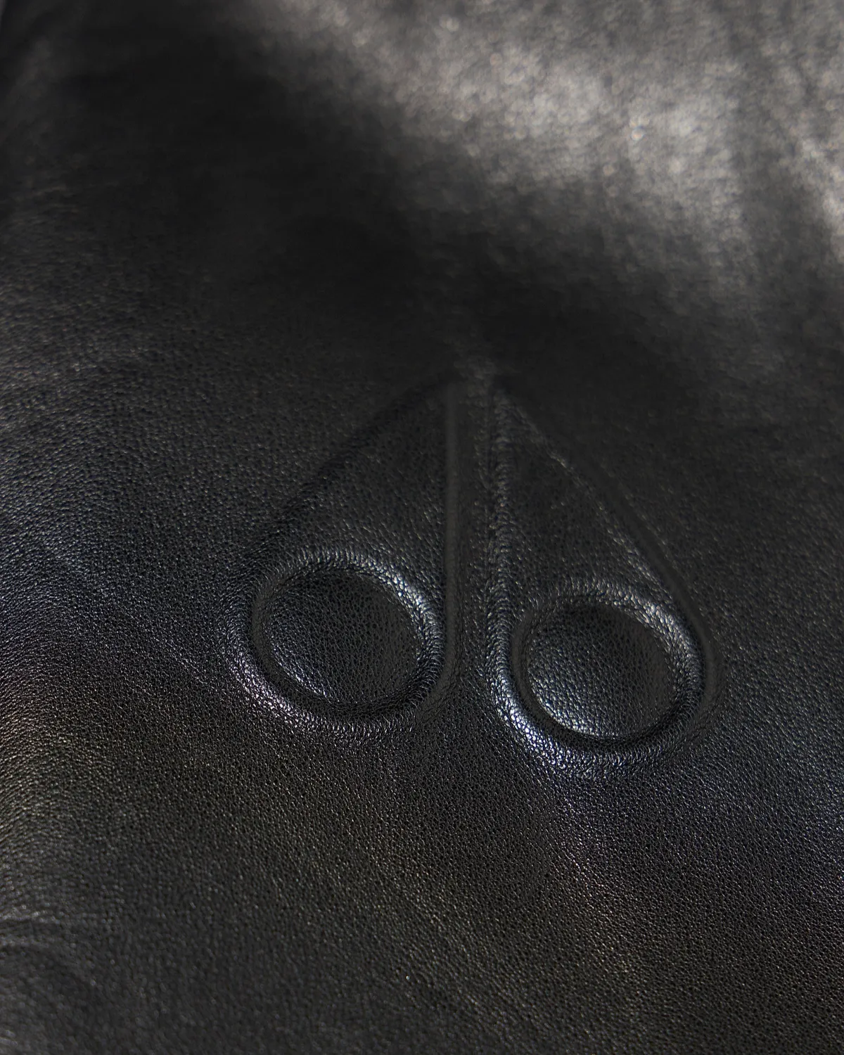 Moose Knuckles Neo Bunny blouson cuir noir