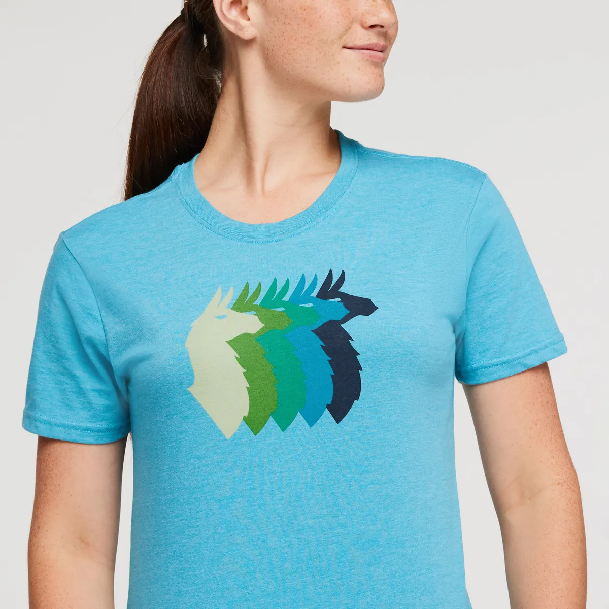 Cotopaxi Llama Sequence t-shirt femme Poolside lama