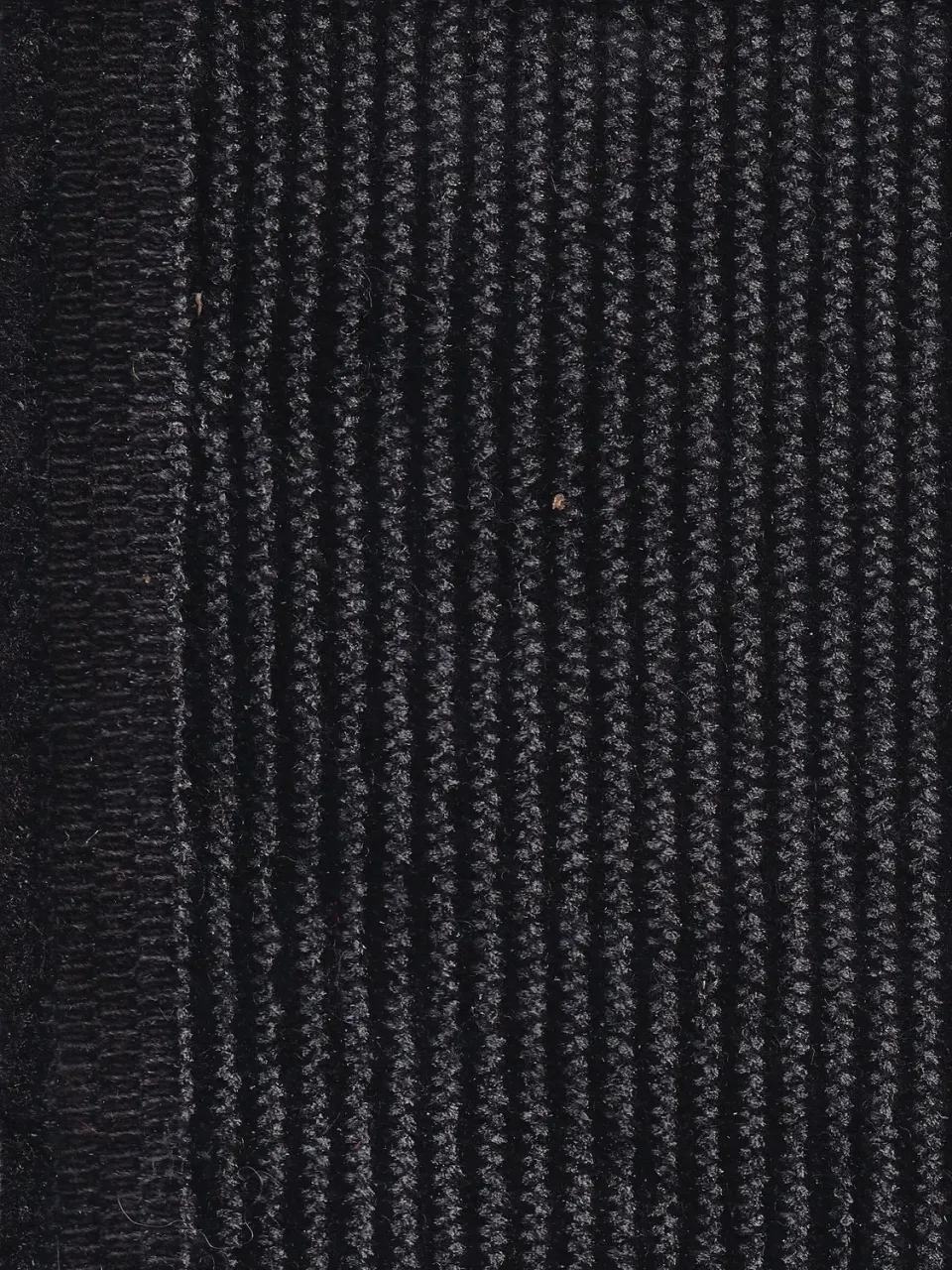 Hollington velours de coton gris sur noir tissu 5 m