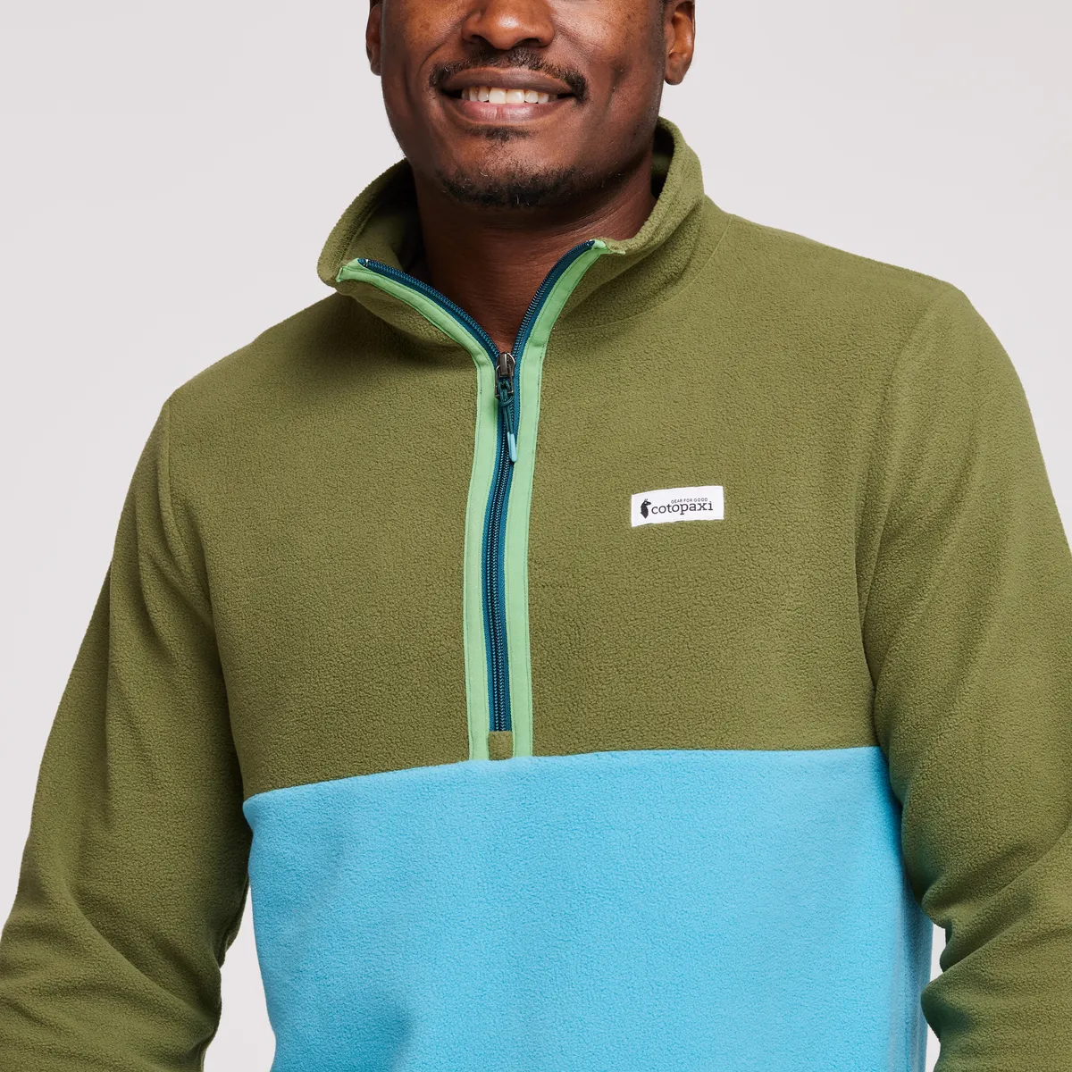 Cotopaxi Amado polaire homme Mezcal Amber demi-zip