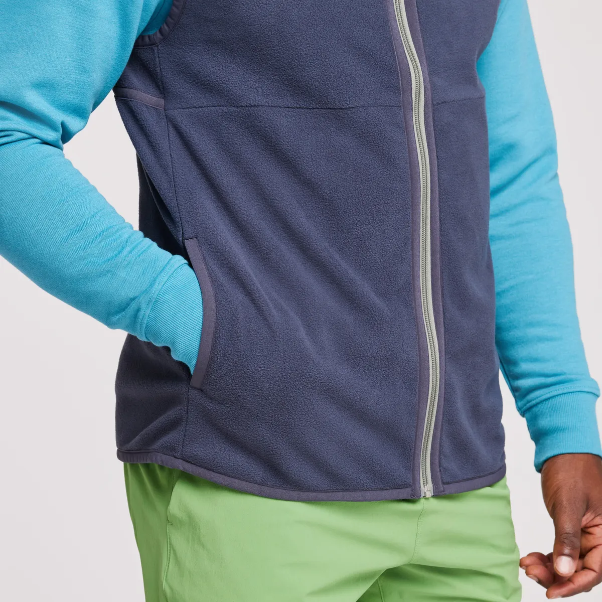 Cotopaxi Amado Fleece Vest gilet homme Graphite polaire recyclée