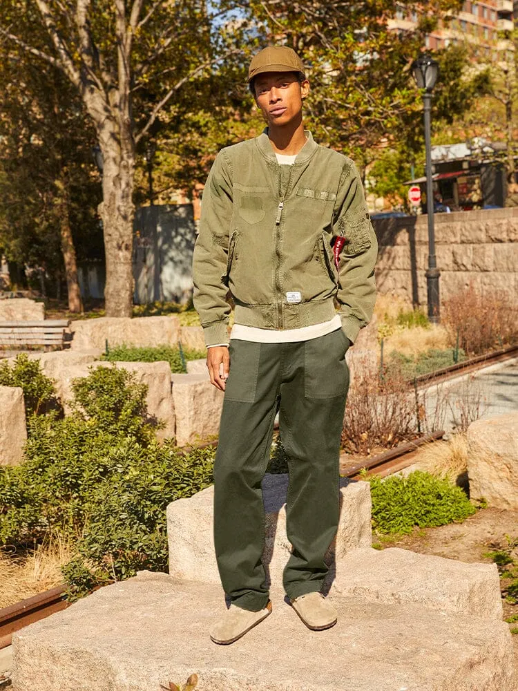 Alpha Industries Fatigue pantalon cargo OG-107 vert coton