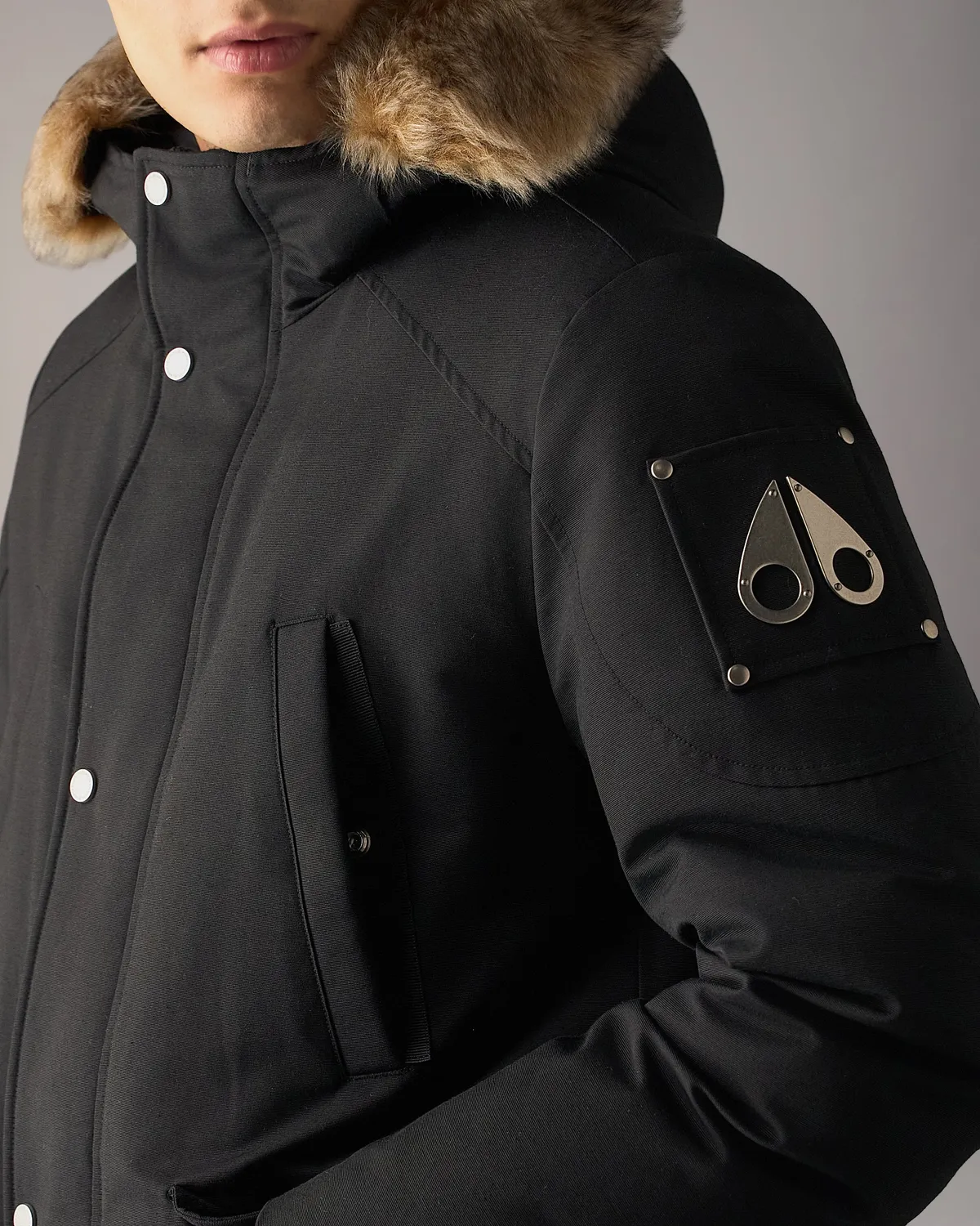 Moose Knuckles Original Stirling 2.0 parka noir-bronze duvet
