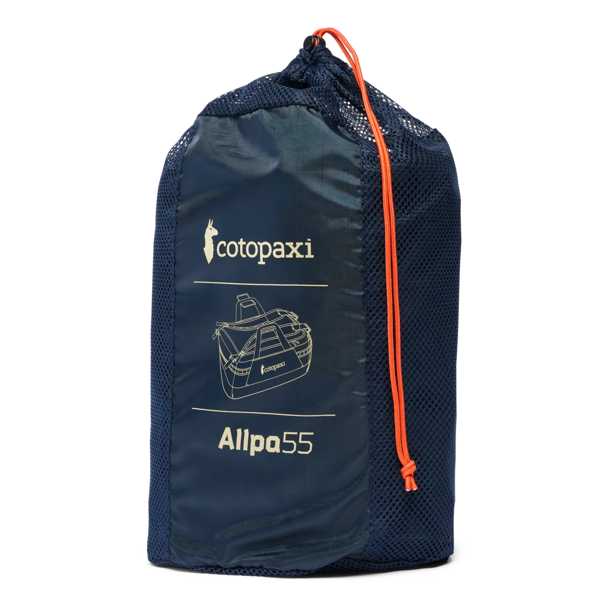 Cotopaxi Allpa Getaway 55L sac voyage bleu recyclé