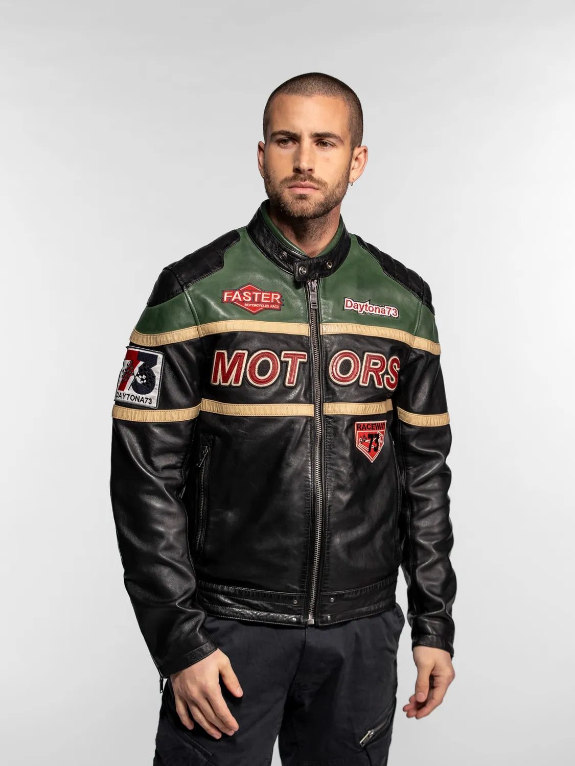 DAYTONA Candler blouson cuir moto racing