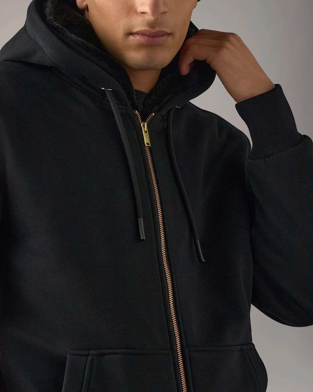 Moose Knuckles Gold Series Classic Bunny sweat à capuche noir