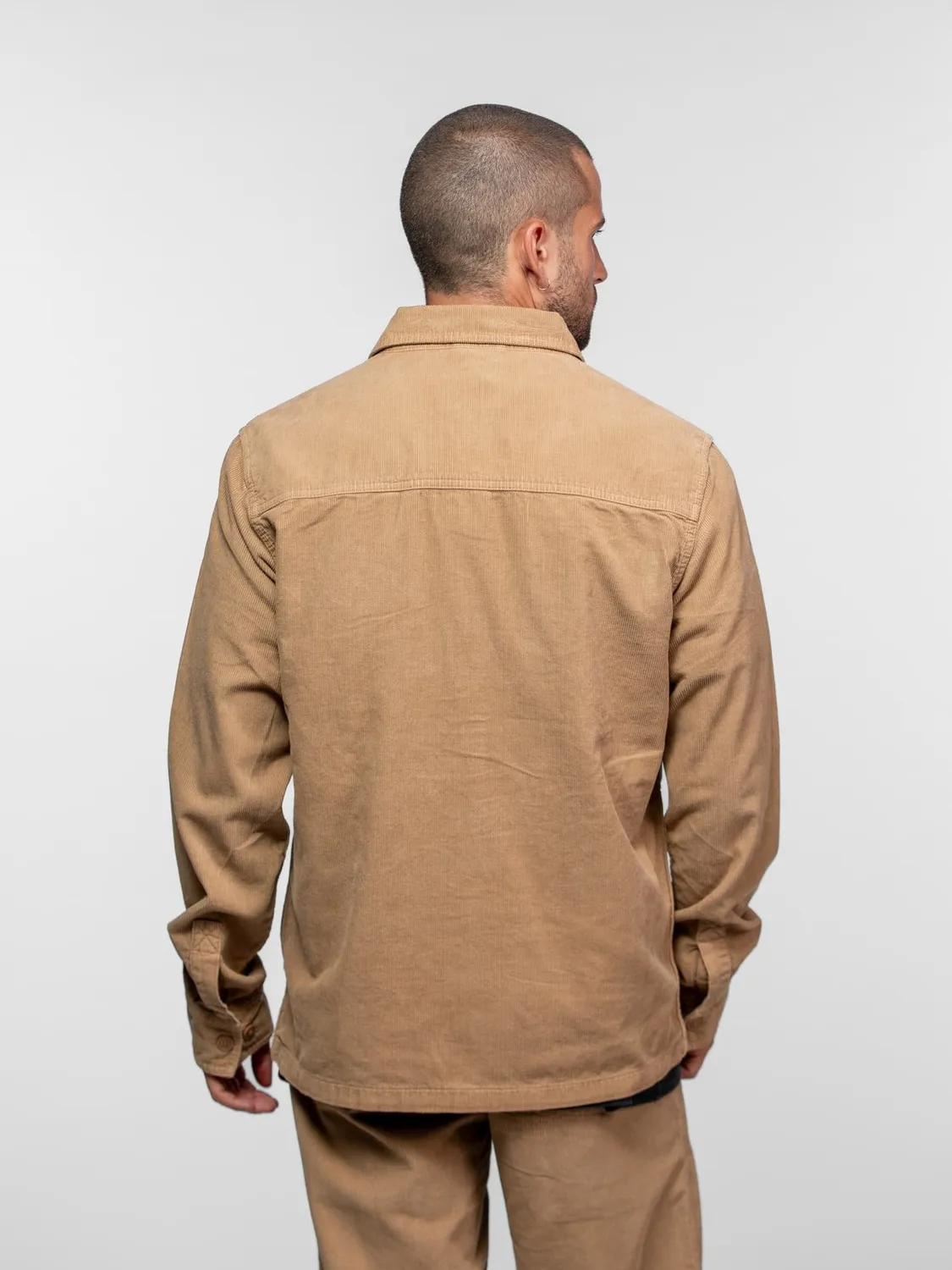 DAYTONA Farnham chemise velours côtelé beige regular