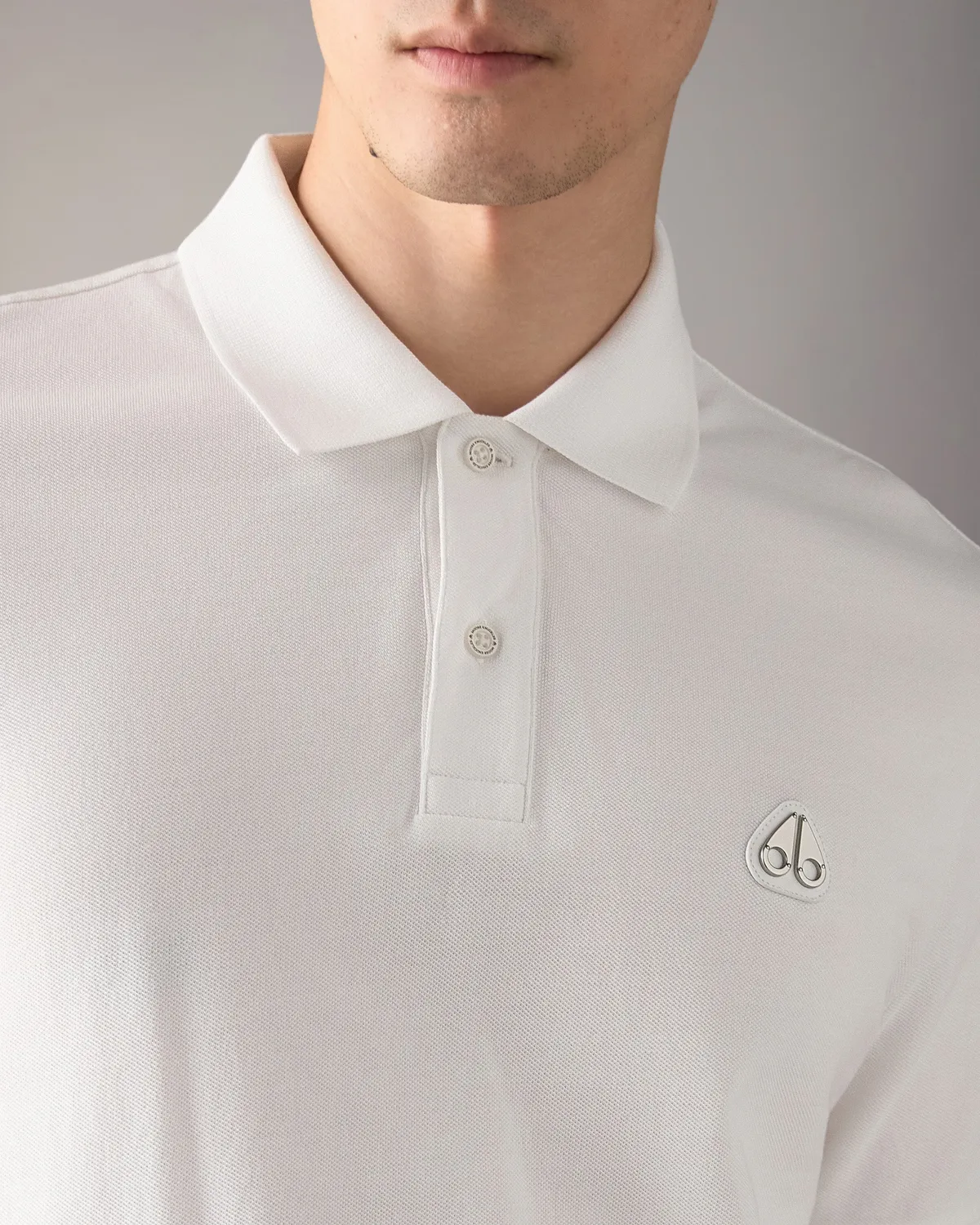 Moose Knuckles Everett Polo polo blanc