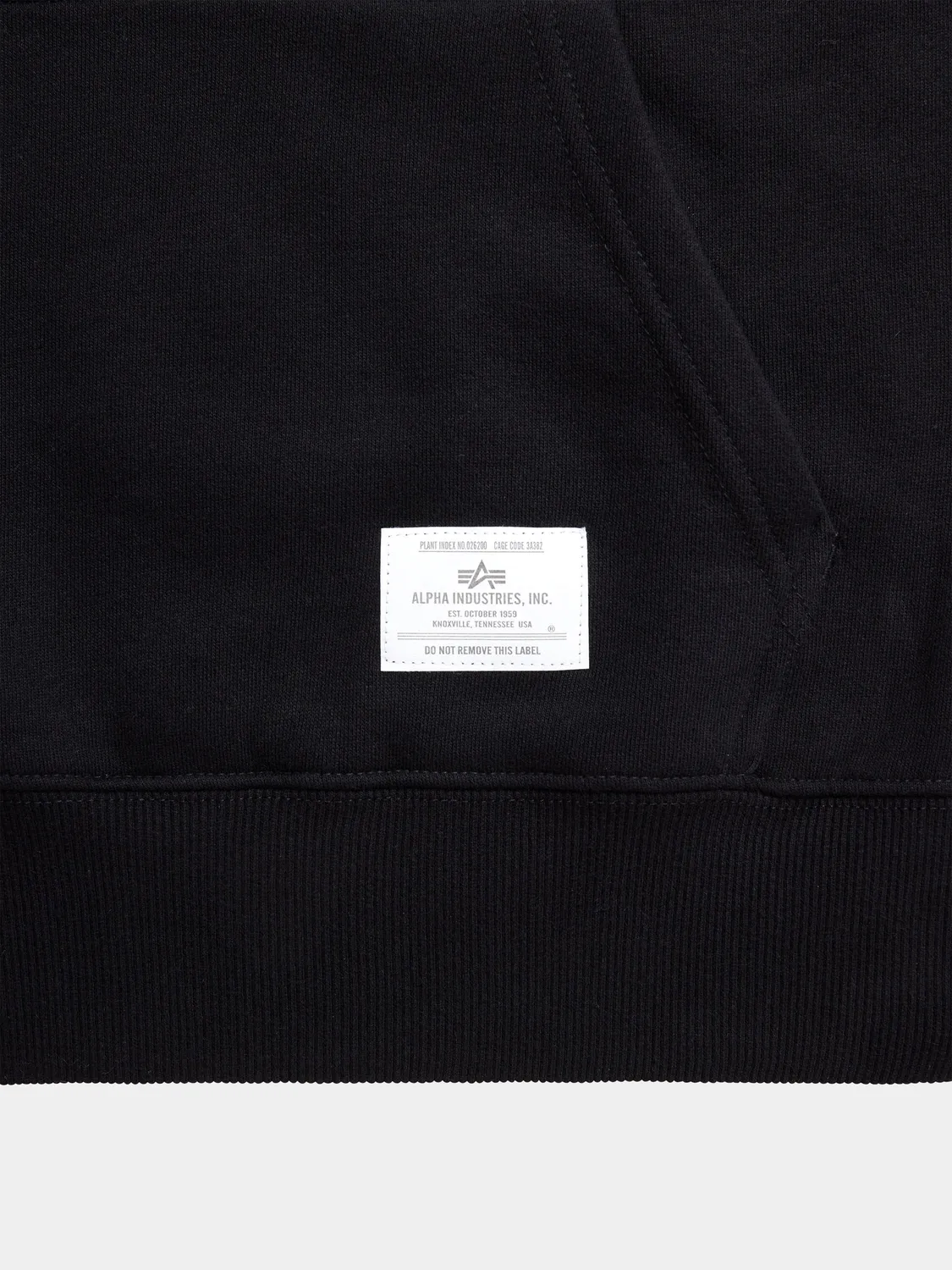 Alpha Industries Essential hoodie sweat noir coton
