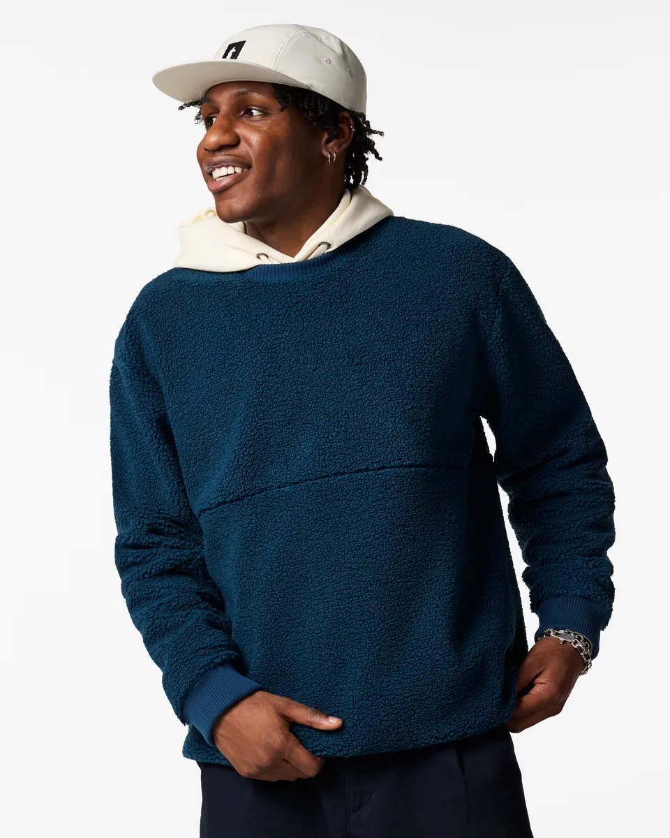 Cotopaxi Amigazo Fleece Crew pull polaire homme Indigo