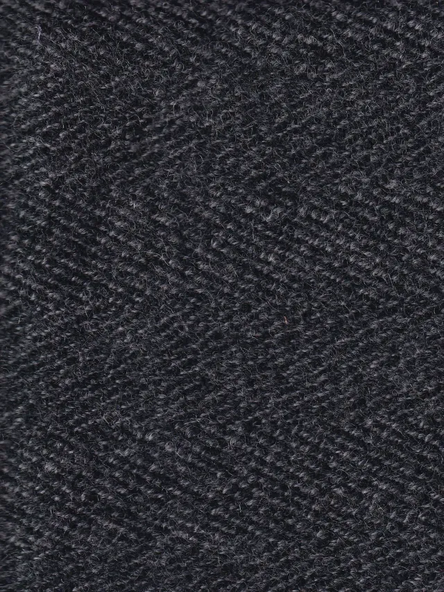 Hollington drap de laine tissu double-face gris prunette