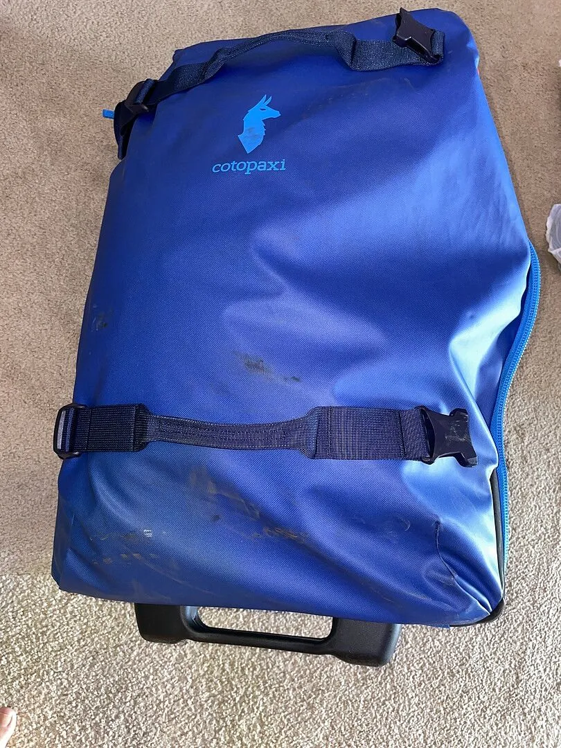 Cotopaxi Allpa 65L Roller sac à roulettes Pacific 10 jours