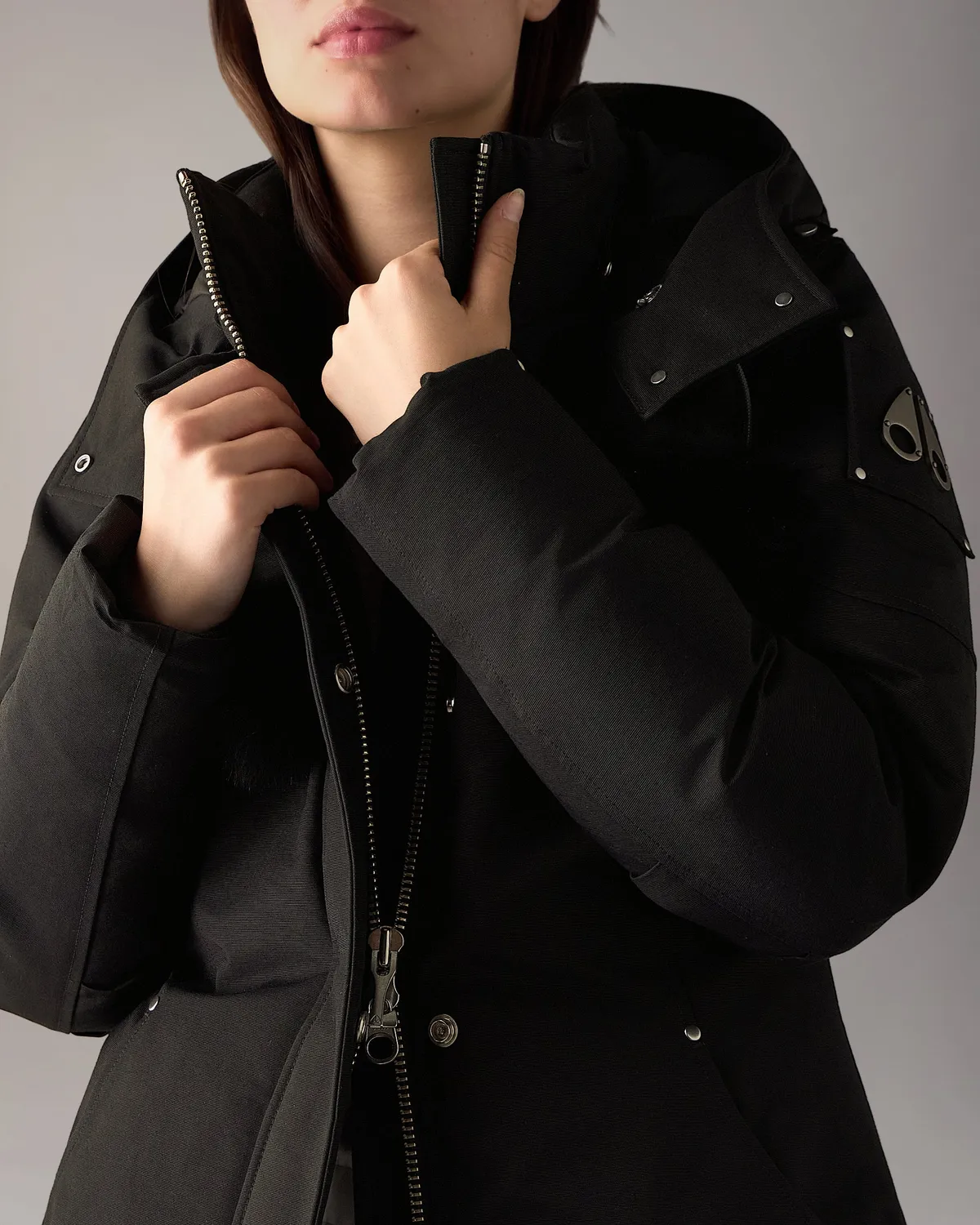 Moose Knuckles Original Stirling parka noire chaude