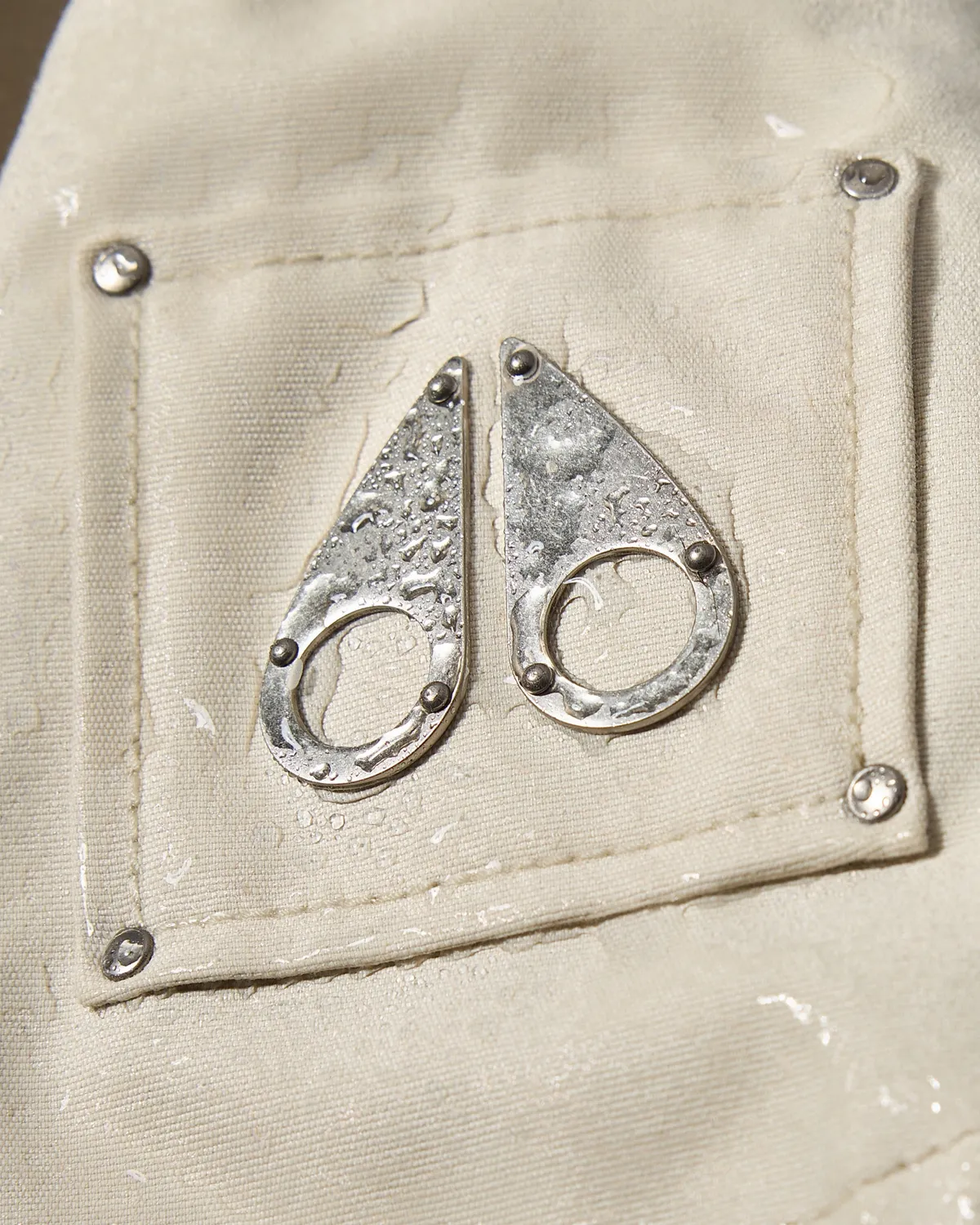 Moose Knuckles Aurora Trucker veste alabaster shearling