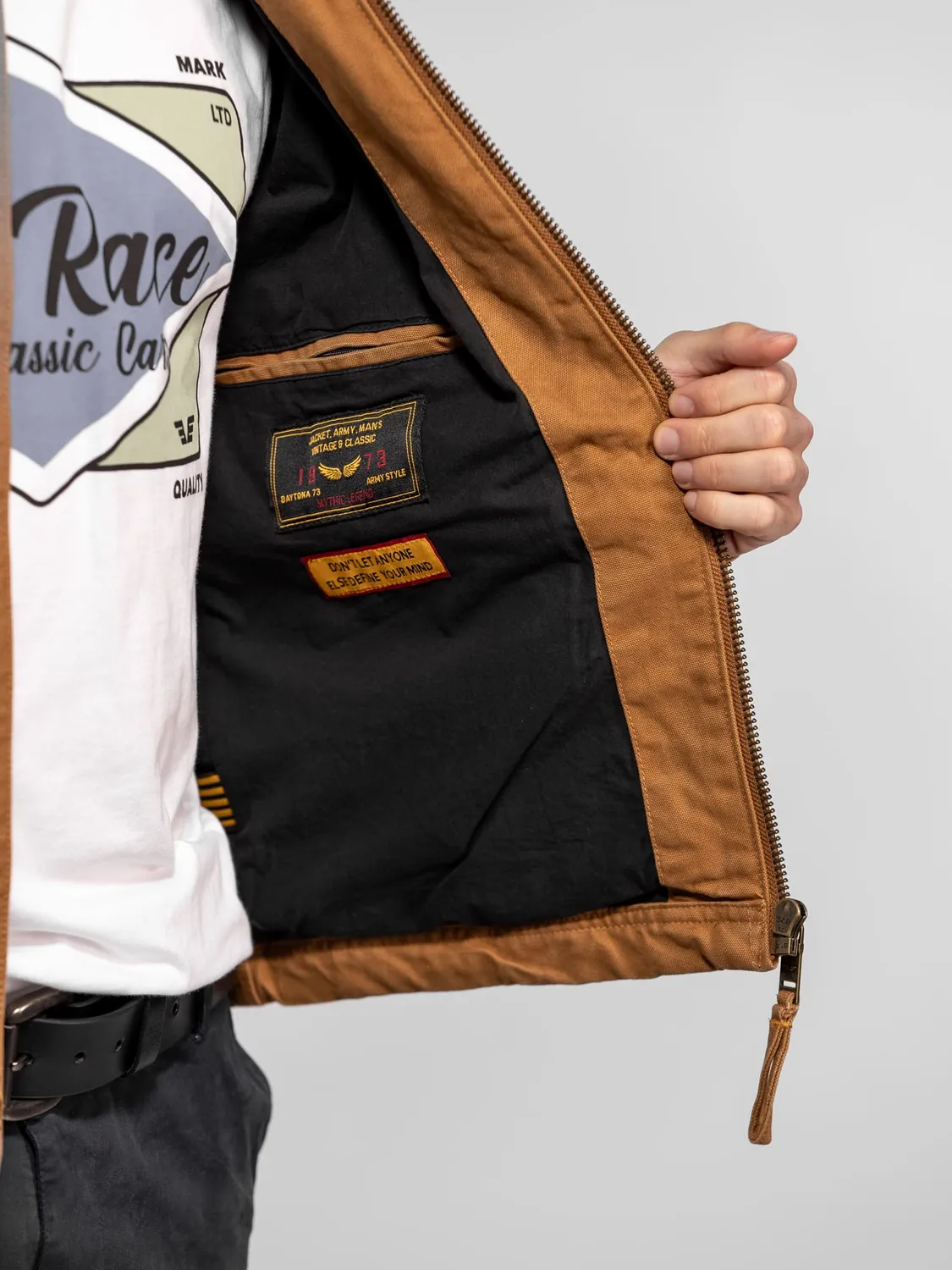 Daytona Maccon veste worker toile coton black robuste