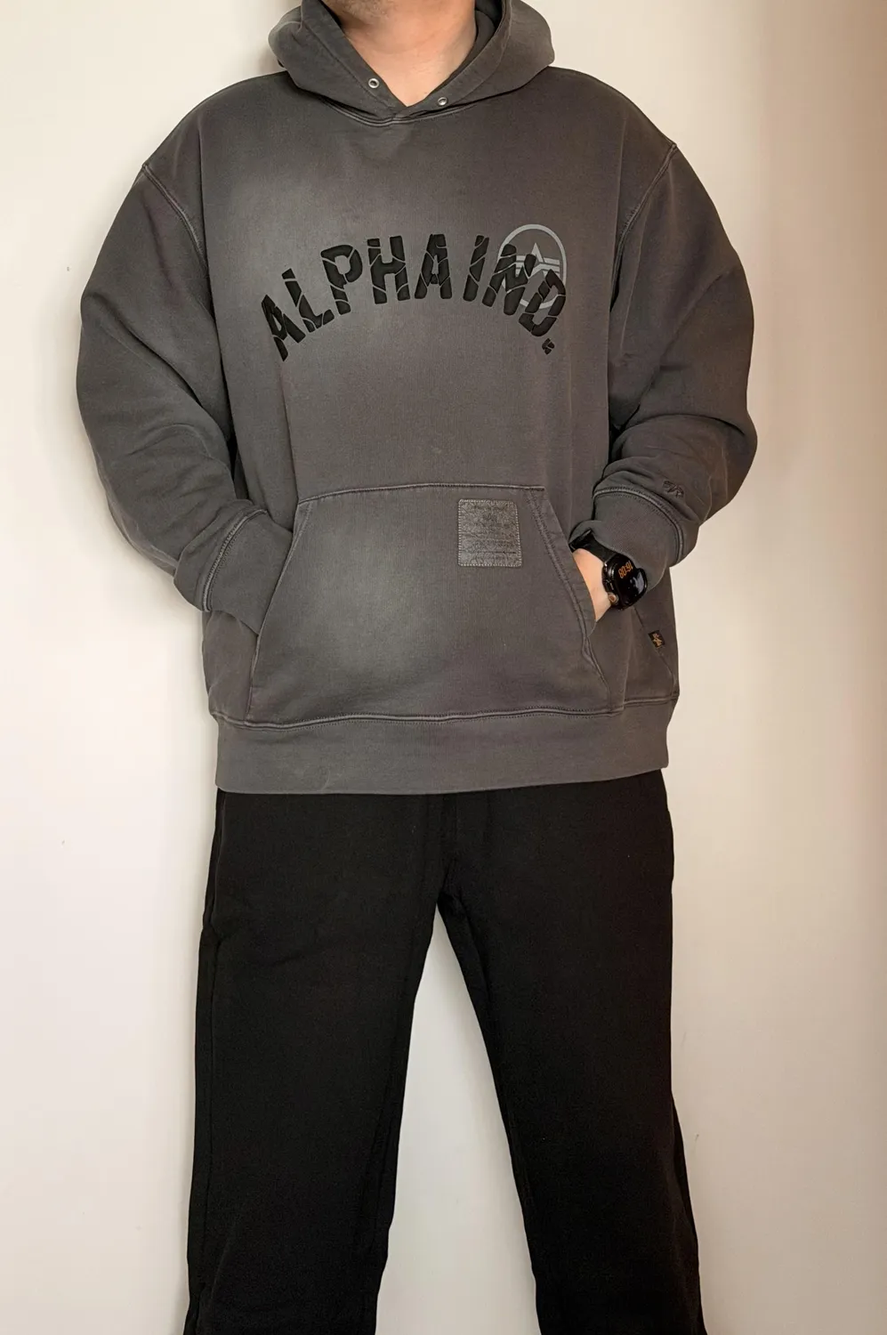Alpha Industries Essential jogging coton noir
