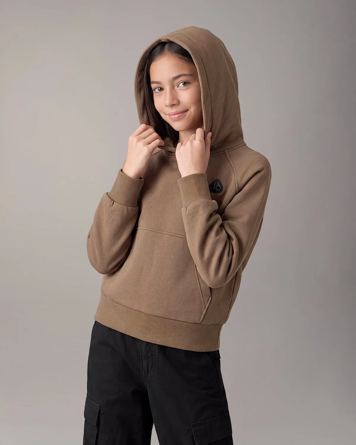 Moose Knuckles Yul hoodie enfant ashen