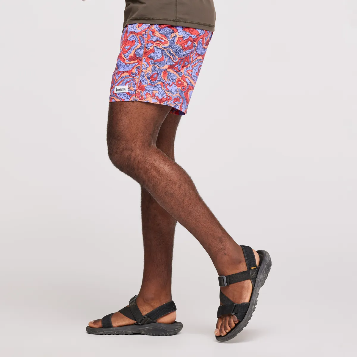 Cotopaxi Brinco short homme Gulf/Kelp imprimé rétro
