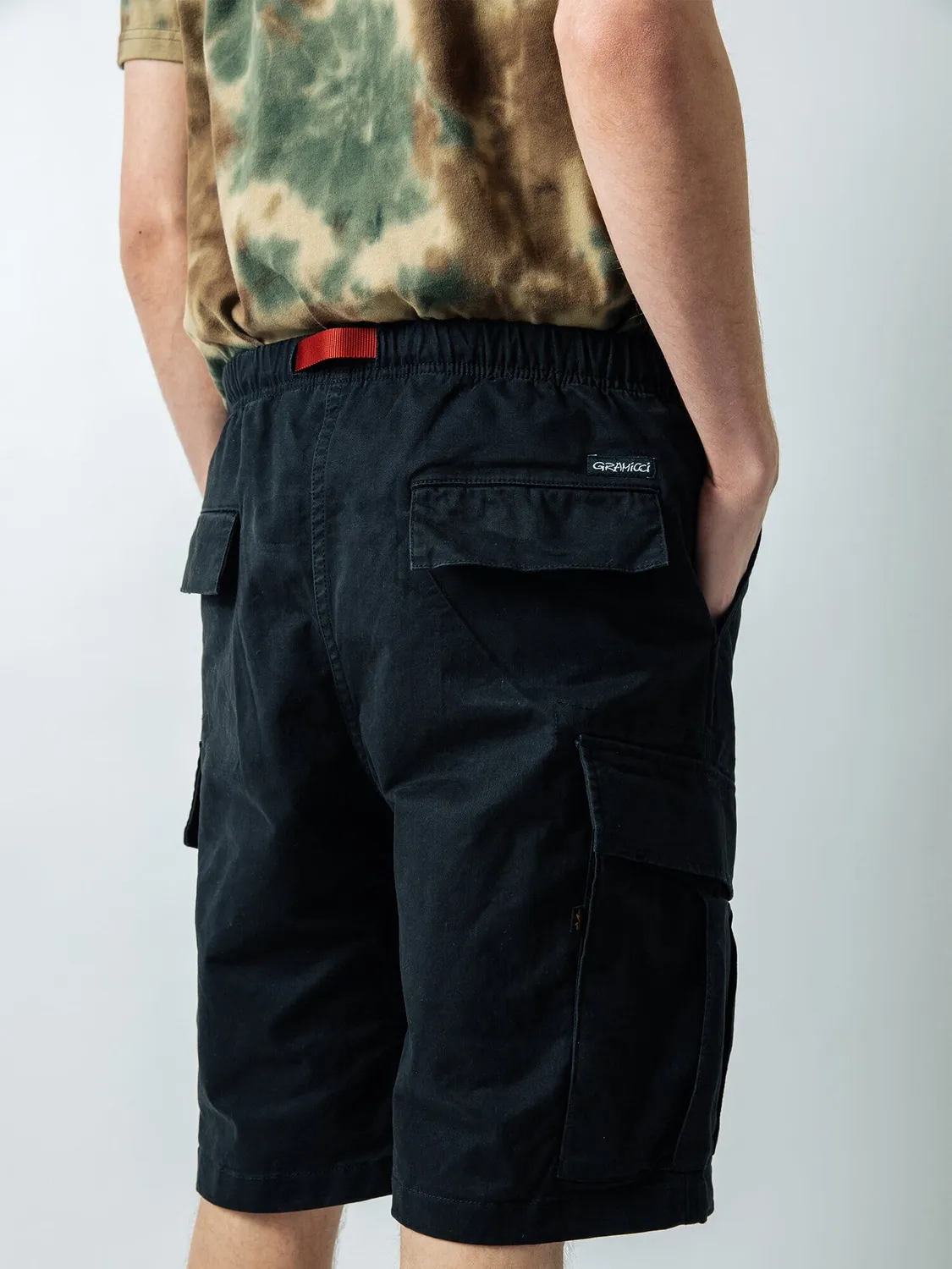 Alpha Industries Gramicci Jungle short cargo noir coton
