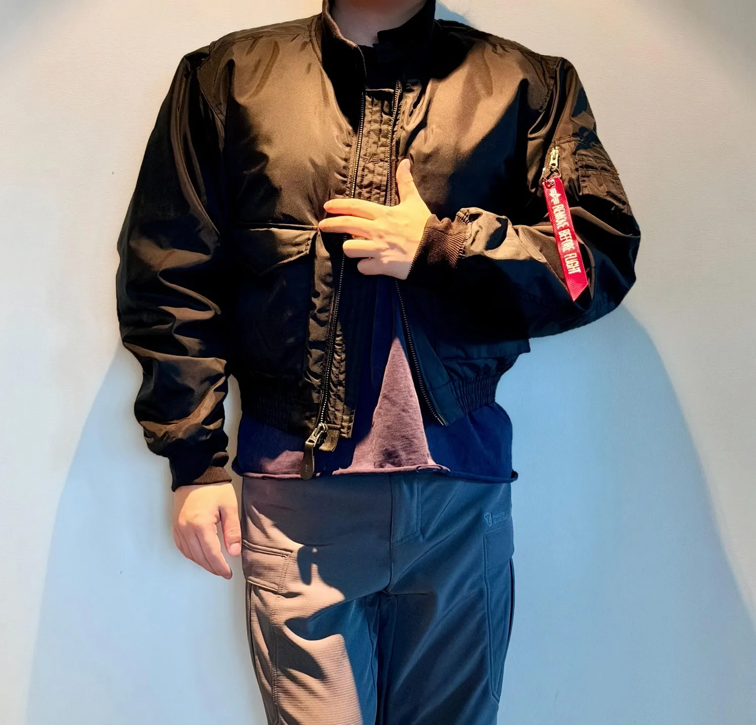 Alpha Industries G-8 WEP 1973 bomber heritage sage