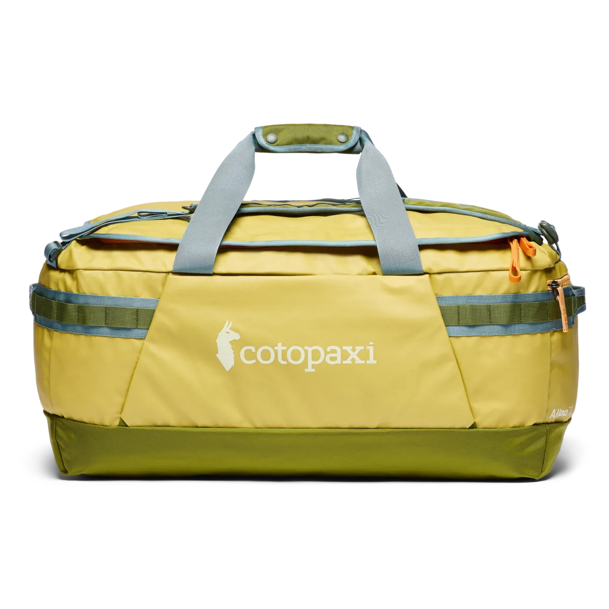 Cotopaxi Allpa Getaway 70L sac voyage Lemongrass