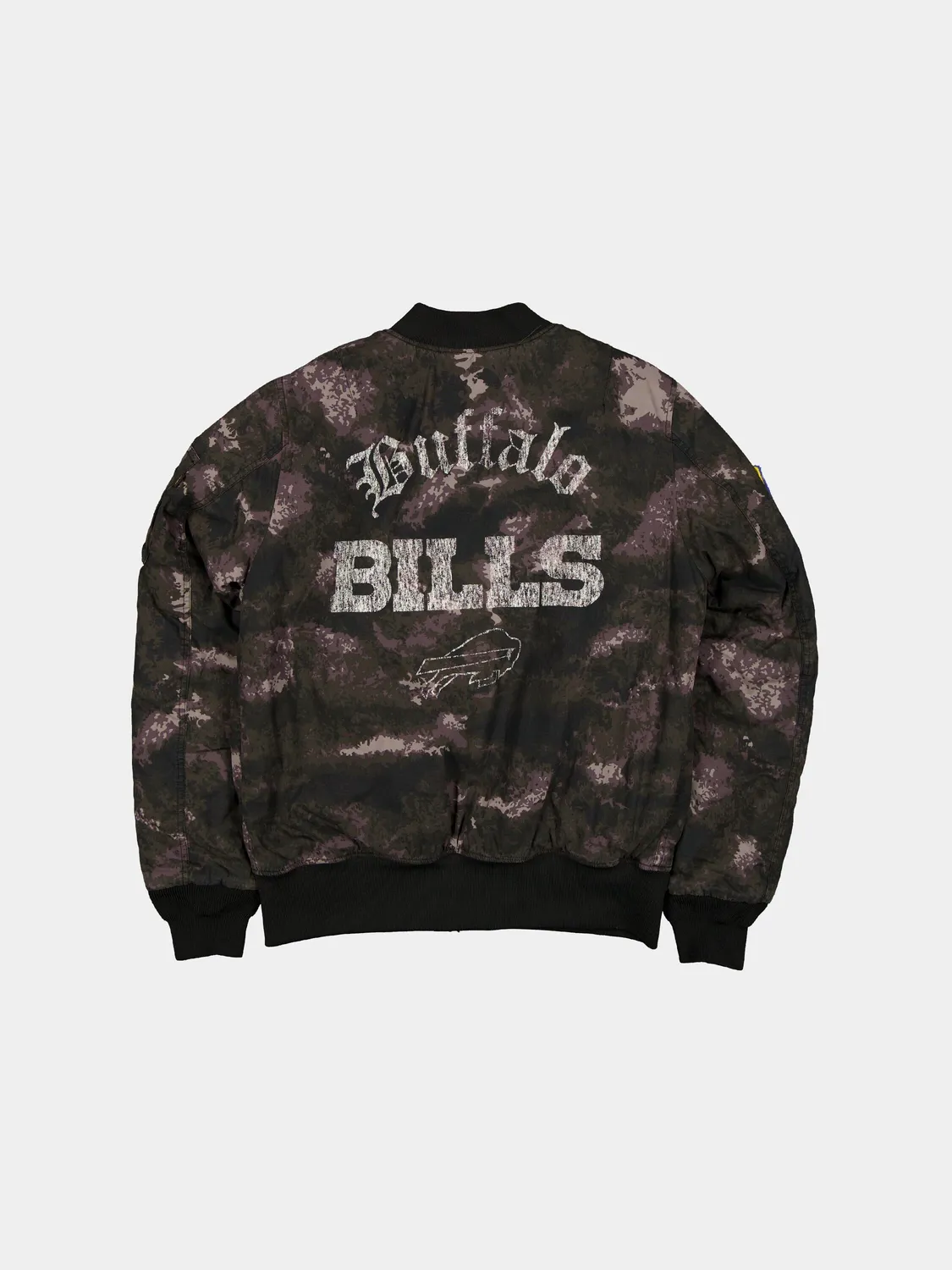 Alpha Industries MA-1 Bills x New Era bomber réversible noir