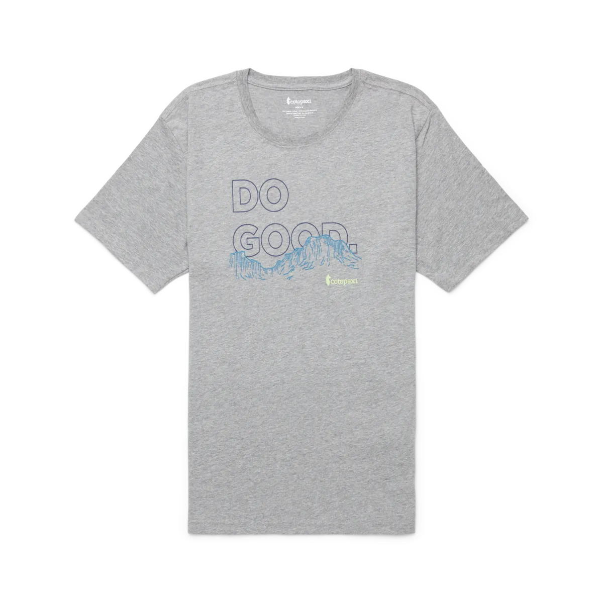 Cotopaxi Rising Do Good t-shirt homme Heather Grey coton
