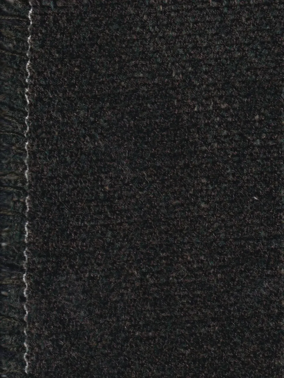 Hollington tissu chenille coton laine vert au mètre