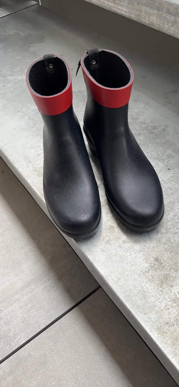 Aigle Myrica bottillon pluie femme 39 marine talon