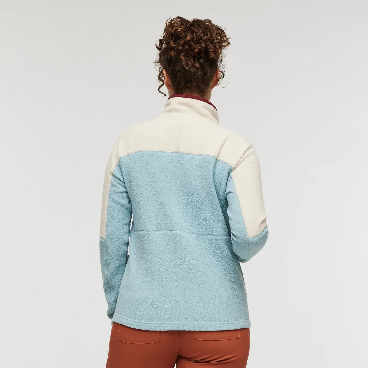 Cotopaxi Abrazo polaire demi-zip femme cream sea spray