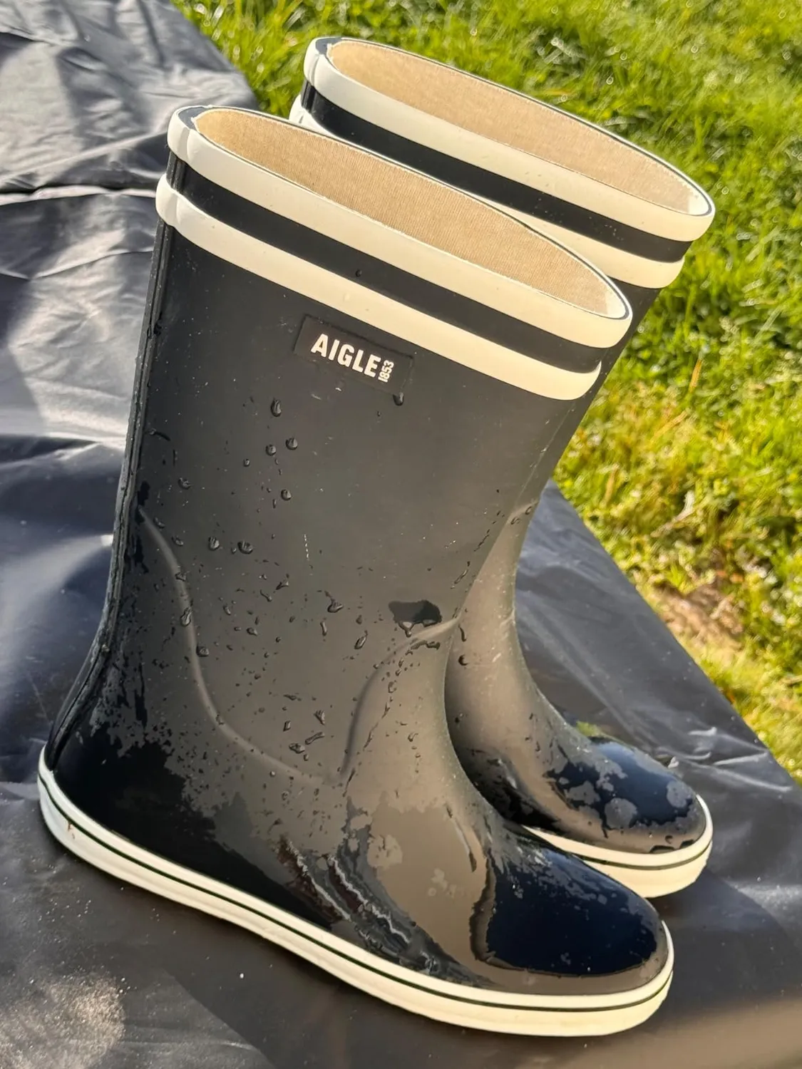 Aigle Malouine 2 botte pluie femme pointure 39 bateau