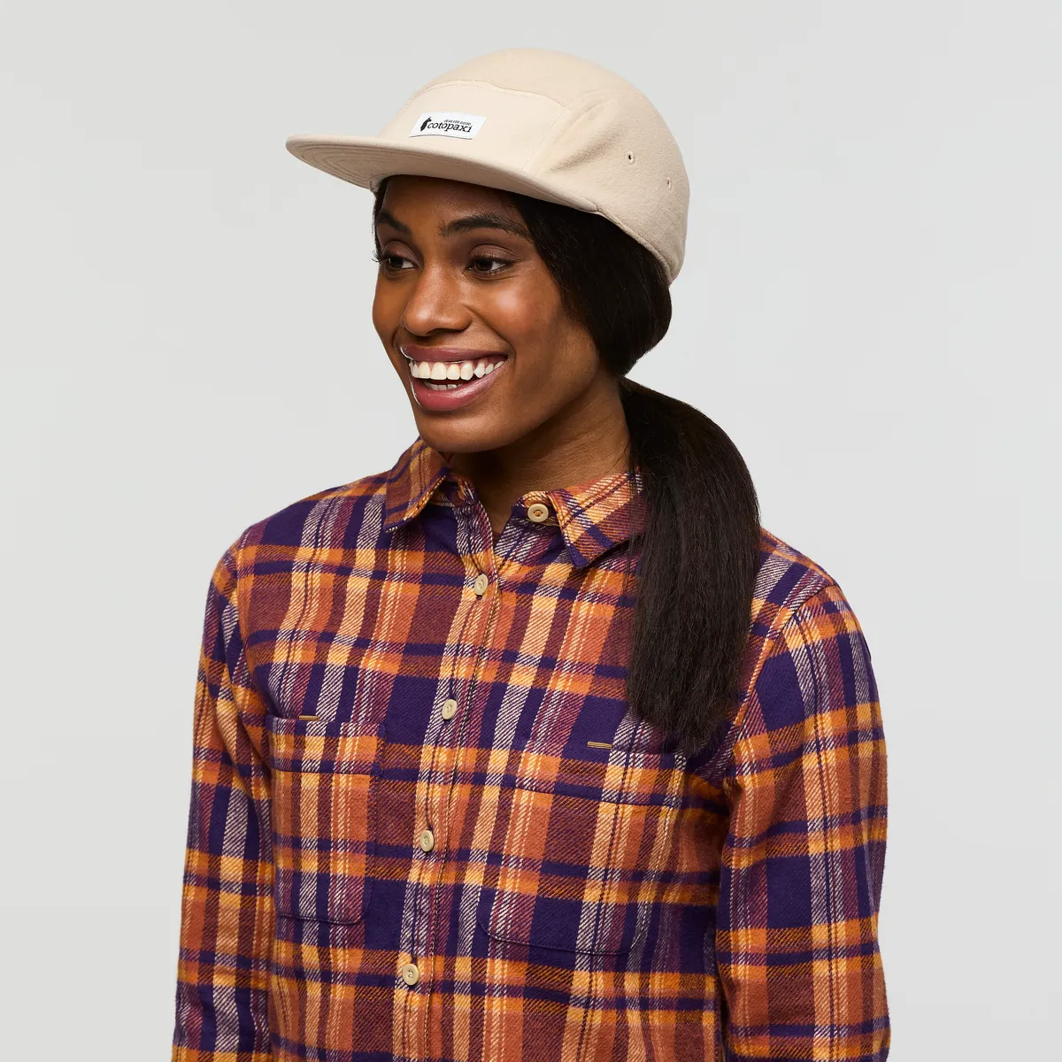 Cotopaxi Fleece 5-Panel casquette polaire Oatmeal chaude