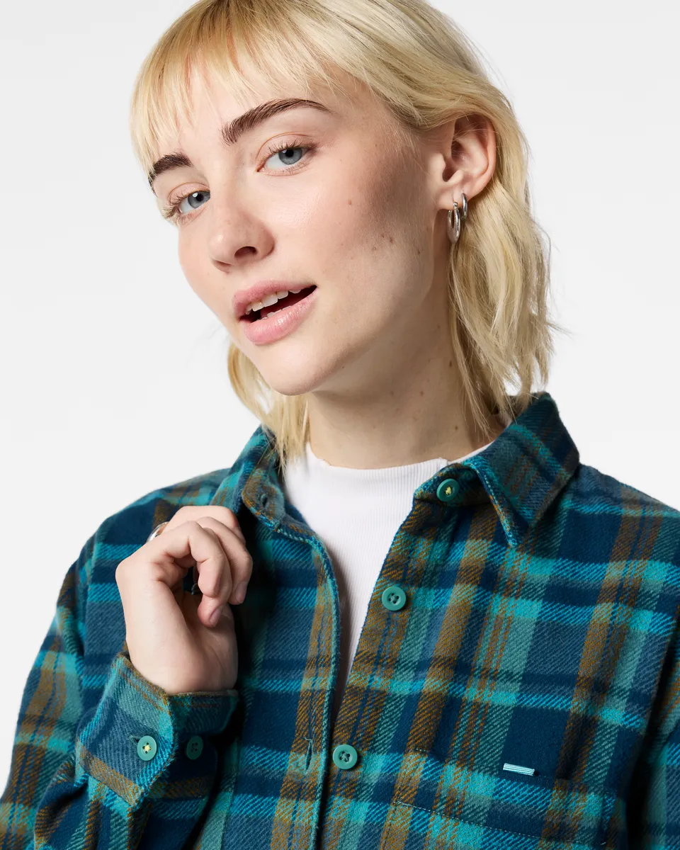 Cotopaxi Mero chemise flanelle femme coton bio