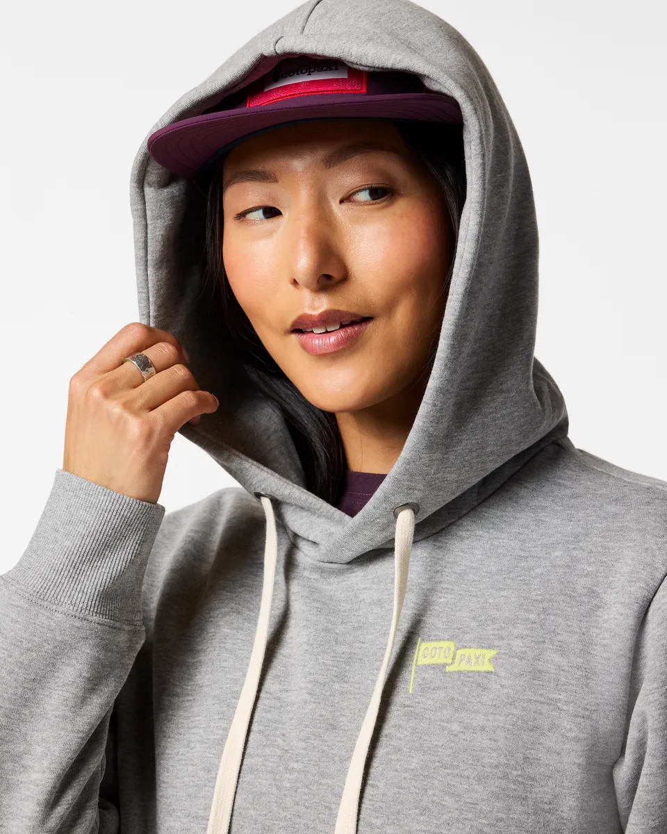 Cotopaxi Flag sweat capuche femme Mystic coton bio